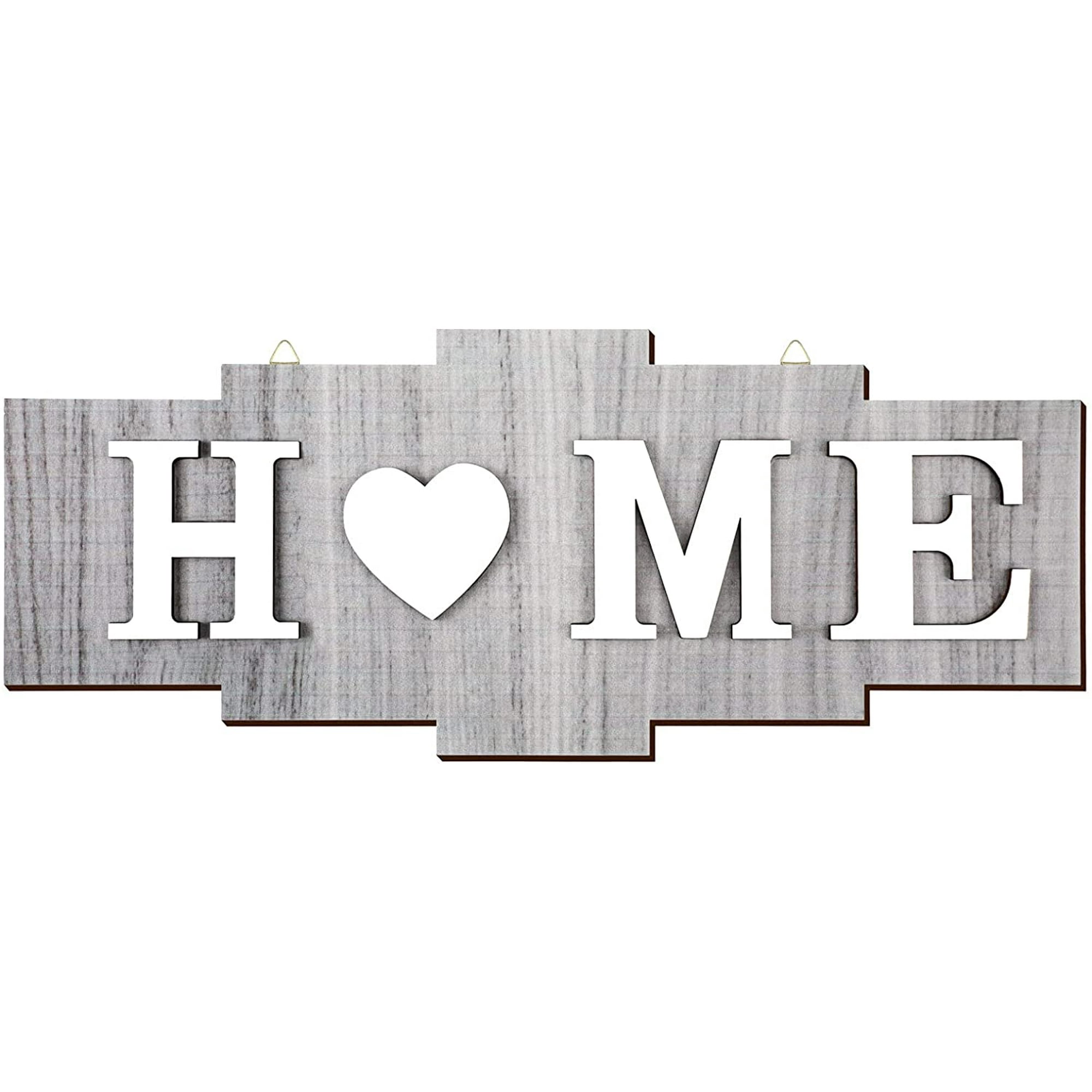 Sweet Farmhouse Wooden Wall Sign Decoration Wood Letters Ornament for Bedroom Classic Color Home Signs for Home Decor Living Room Home Heart Rustic Wall Decor Wood Home Sign Wedding Decor 